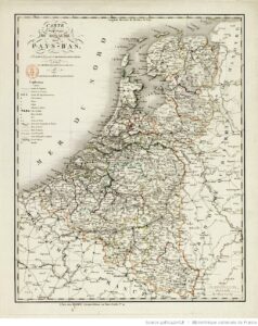 Carte du royaume des Pays-Bas